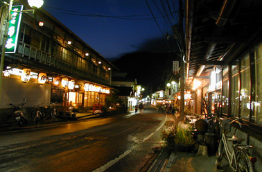 写真：洞川温泉街