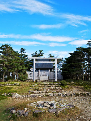 写真：弥山山頂付近